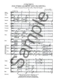 Concerto for String Quartet and Orchestra von Arnold Schönberg im Alle Noten Shop kaufen