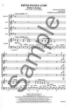 Frühlingsglaube (Faith In Spring) (Franz Schubert) 