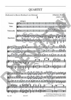 Klavierquartett g-Moll op. 25 (Johannes Brahms) 