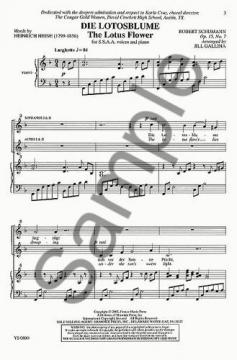 Die Lotosblume (Robert Schumann) 