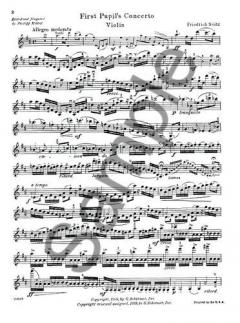 First Pupil's Concerto No. 1 In D Op. 7 von Friedrich Seitz 