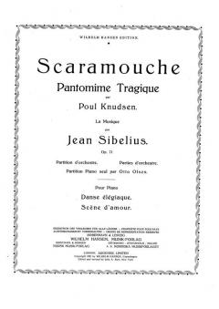 Dance Elegiaque from Scaramouche von Jean Sibelius 