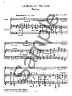 Laetare Anima Mea Op. 77 No. 1 von Jean Sibelius 