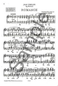 Romance Op. 78 No. 2 von Jean Sibelius 