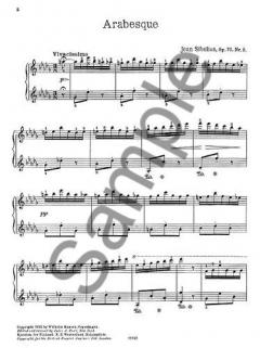 13 Pieces Op. 76 No. 9 'Arabesque' von Jean Sibelius 