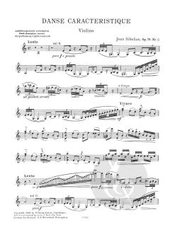 Danse Caracteristique von Jean Sibelius 