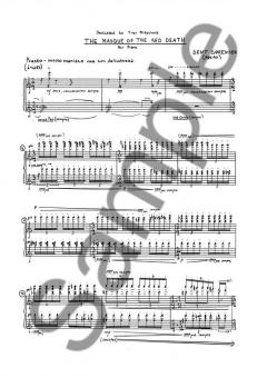 The Masque of the Red Death von Bent Sorensen 