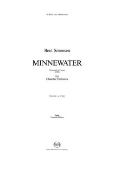 Minnewater (Bent Sorensen) 