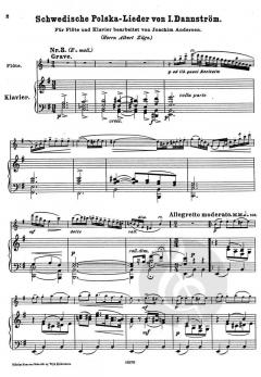 Svensk Polka Op. 50 No. 3 von Joachim Andersen für Flöte und Klavier im Alle Noten Shop kaufen
