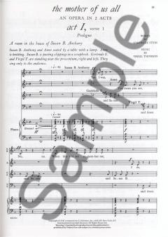 The Mother Of Us All von Virgil Thomson 