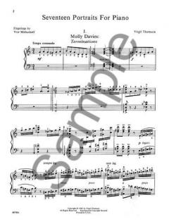 17 Portraits von Virgil Thomson 