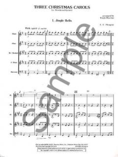 Three Christmas Carols von Ralph Martino für Holzbläser Quintett im Alle Noten Shop kaufen