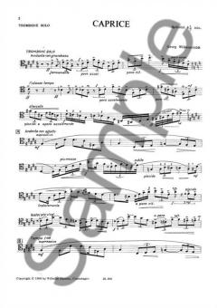 Caprice von Georg Wilkenschildt für Posaune und Klavier im Alle Noten Shop kaufen
