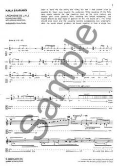 Laconisme De L'Aile von Kaija Saariaho 