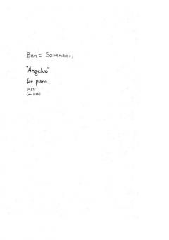 Angelus von Bent Sørensen 