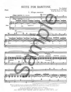 Suite For Baritone von Donald Haddad im Alle Noten Shop kaufen