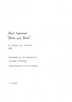 Birds and Bells von Bent Sorensen 