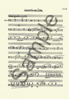 Concerto For Tuba Op. 127 von Vagn Holmboe im Alle Noten Shop kaufen