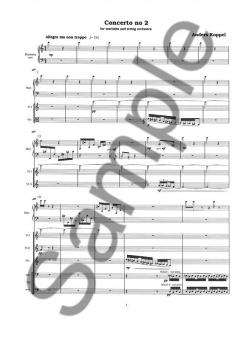 Concerto No. 2 for Marimba and String Orchestra von Anders Koppel 