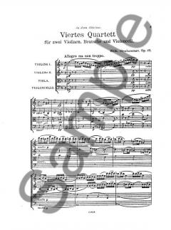 Quartett IV A-Moll Op. 25 von Wilhelm Stenhammer 