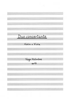 Duo Concertante Op. 83 von Vagn Holmboe 