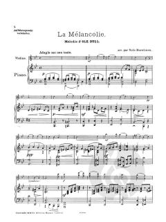 La Melancolie von Ole Bull 