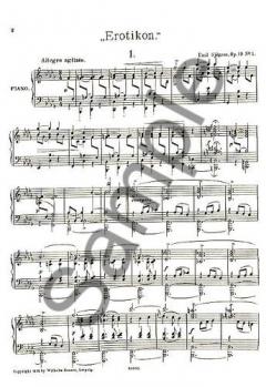 Erotikon Op. 10 von Emil Sjogren 