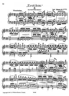 Erotikon Op. 10 von Emil Sjogren 