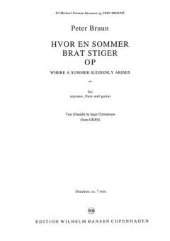 Hvor en Sommer Brat Stiger Op (Peter Bruun) 
