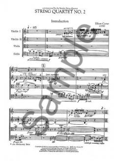 String Quartet No. 2 von Elliott Carter 