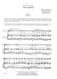 The Consul von Carlo Menotti 