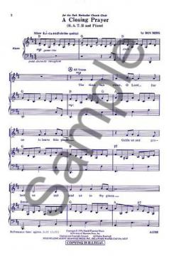 A Closing Prayer (Don Besig) 