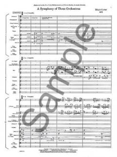 Symphony of Three Orchestras von Elliott Carter im Alle Noten Shop kaufen (Partitur)