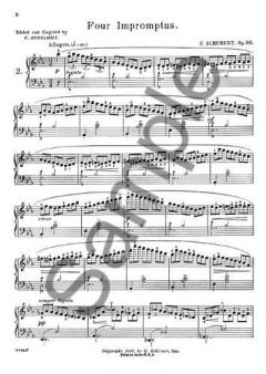 Impromptu in E Flat Op. 90 No. 2 von Franz Schubert 