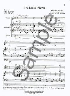 The Lord's Prayer (High Voice/Organ) von Albert Hay Malotte 