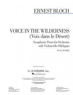 Voice In the Wilderness von Ernest Bloch 