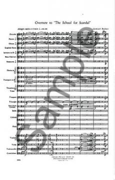 Overture To School for Scandal von Samuel Barber 