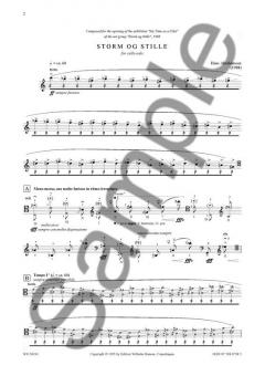 Sonata For Cello Solo II 'Storm And Still' von Hans Abrahamsen im Alle Noten Shop kaufen