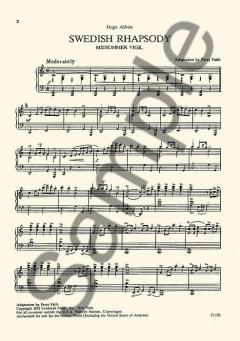 Swedish Rhapsody for Piano von Hugo Alfven 