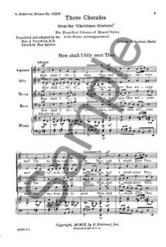 Three Chorales (J.S. Bach) 