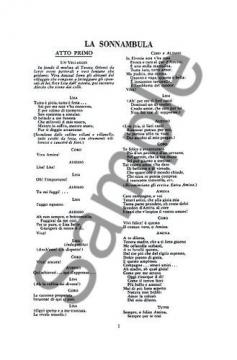 La Sonnambula von Vincenco Bellini 