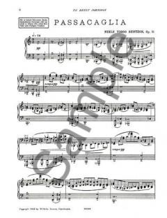 Passacaglia for Piano Op. 31 von Niels Viggo Bentzon 