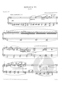 Sonata for Piano No. 6 Op. 90 von Niels Viggo Bentzon 