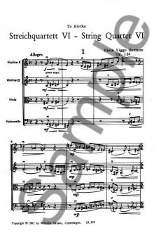 String Quartet No. 6 Op. 124 von Niels Viggo Bentzon 
