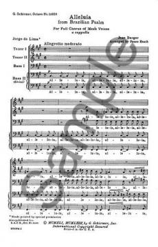Alleluia From Brazilian Psalm (Jean Berger) 