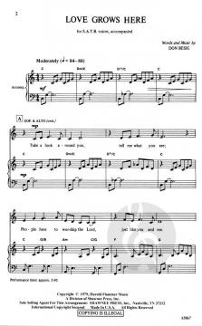 Love Grows Here (Don Besig) 