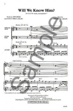 Will We Know Him? (Don Besig) 