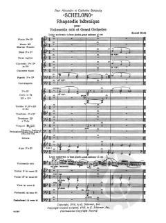 Schelomo von Ernest Bloch 