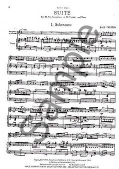 Suite for Alto Saxophone and Piano von Paul Creston 