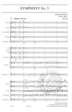 Sinfonie Nr. 3 F-Dur op. 90 von Johannes Brahms 